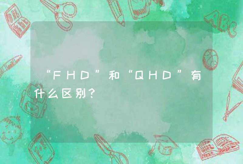 “FHD”和“QHD”有什么区别?,第1张