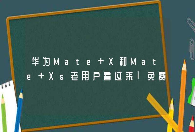 华为Mate X和Mate Xs老用户看过来！免费领皮质保护壳,第1张