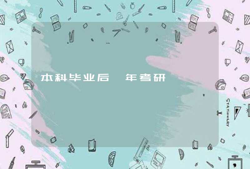 本科毕业后一年考研,第1张