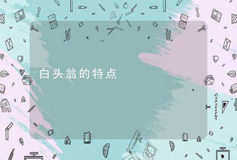 白头翁的特点,第1张