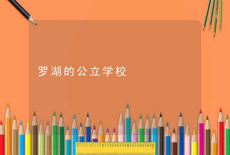 罗湖的公立学校,第1张