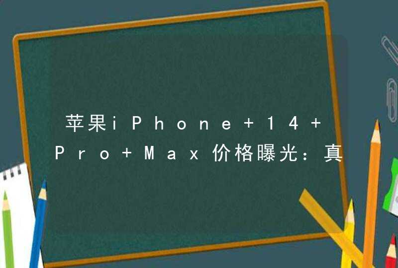 苹果iPhone 14 Pro Max价格曝光：真买不起，万元只是起步价,第1张