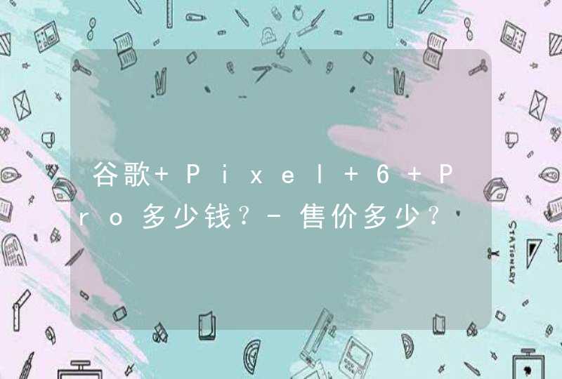 谷歌 Pixel 6 Pro多少钱？-售价多少？,第1张