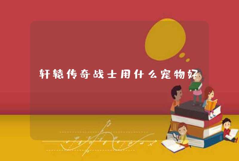 轩辕传奇战士用什么宠物好,第1张