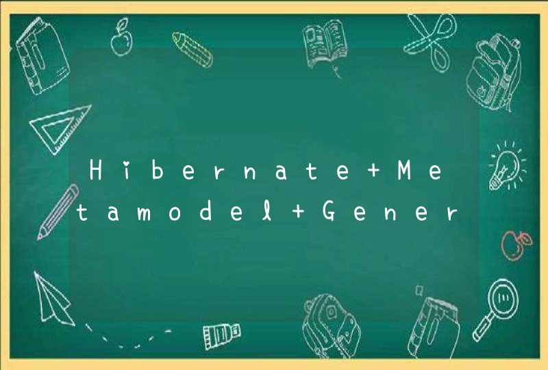 Hibernate Metamodel Generator,第1张