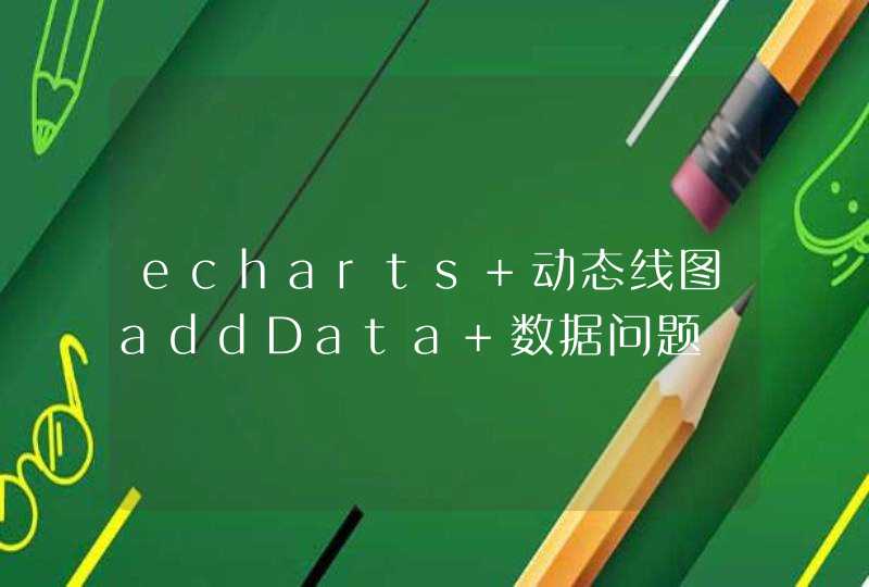 echarts 动态线图addData 数据问题,第1张