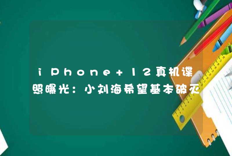 iPhone 12真机谍照曝光：小刘海希望基本破灭,第1张