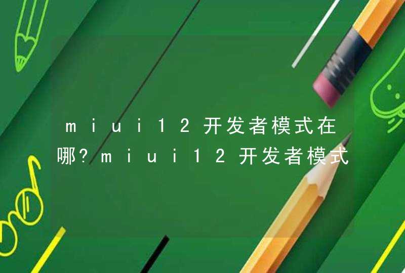 miui12开发者模式在哪?miui12开发者模式怎么打开?,第1张