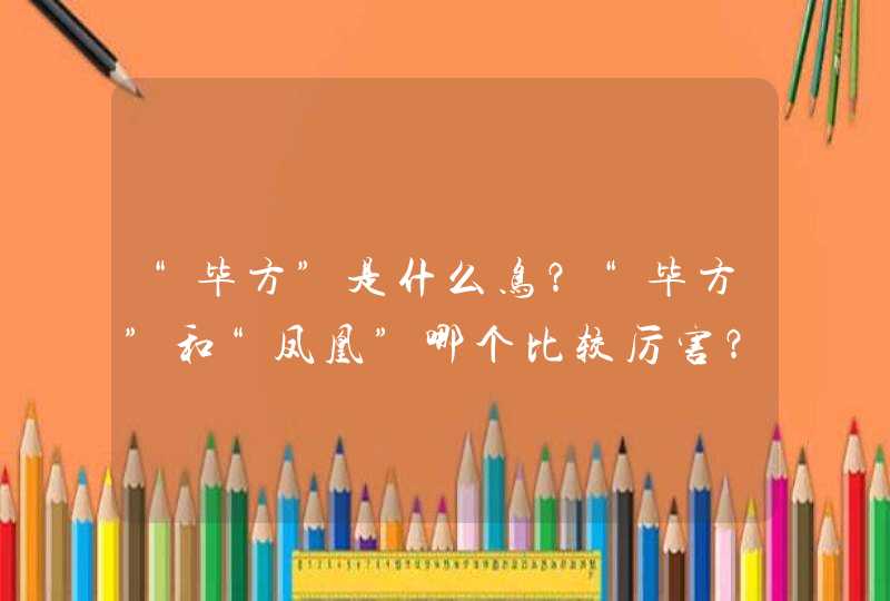 “毕方”是什么鸟？“毕方”和“凤凰”哪个比较厉害？,第1张