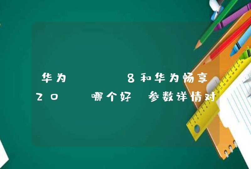 华为nova8和华为畅享20SE哪个好-参数详情对比,第1张