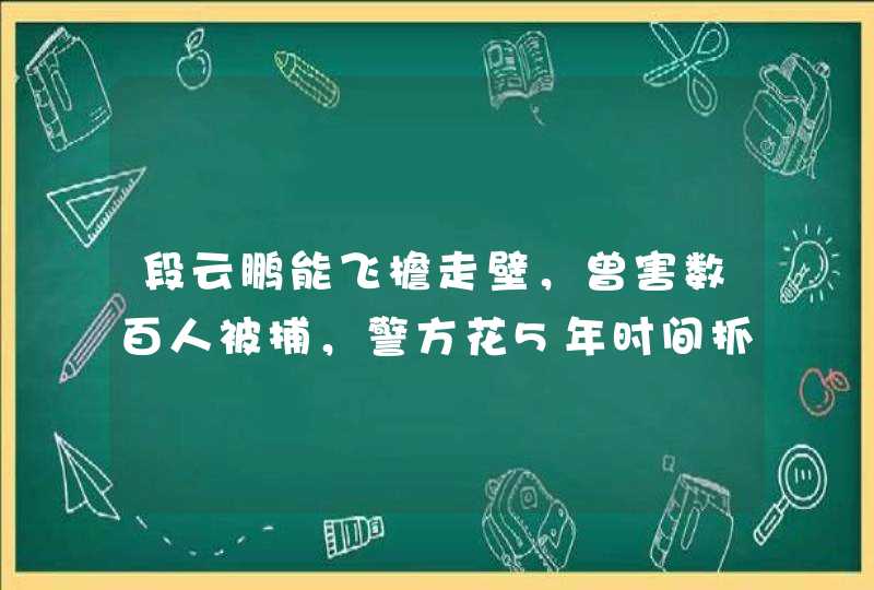 段云鹏能飞檐走壁，曾害数百人被捕，警方花5年时间抓捕,第1张