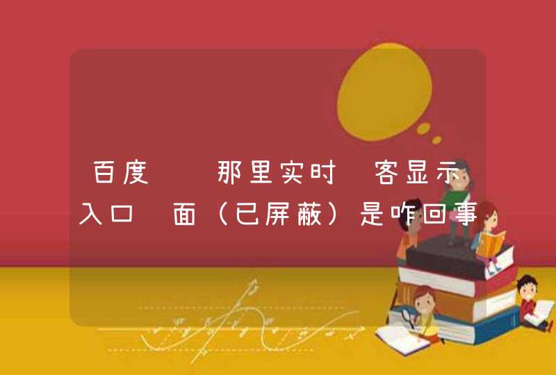 百度统计那里实时访客显示入口页面（已屏蔽）是咋回事,第1张