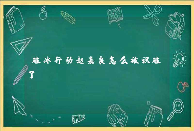 破冰行动赵嘉良怎么被识破了,第1张