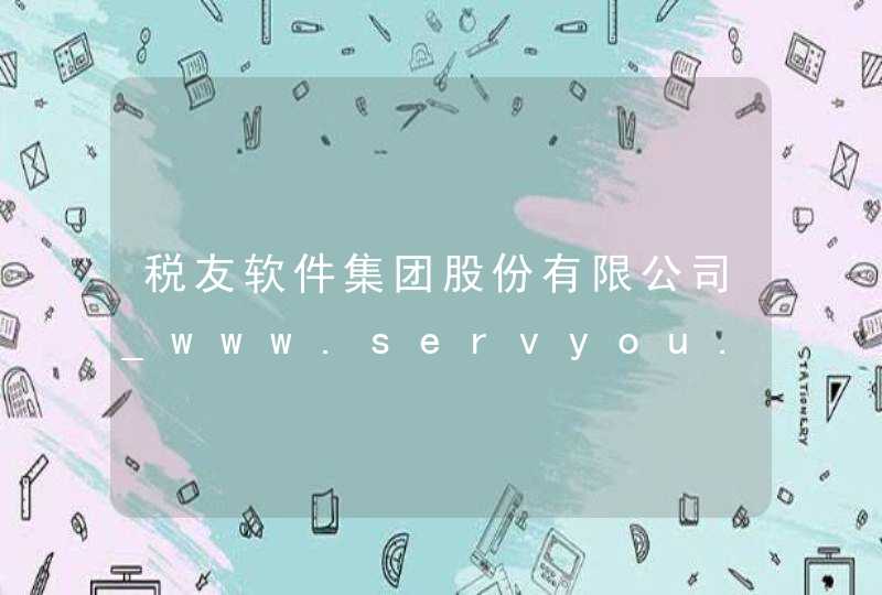 税友软件集团股份有限公司_www.servyou.com.cn,第1张