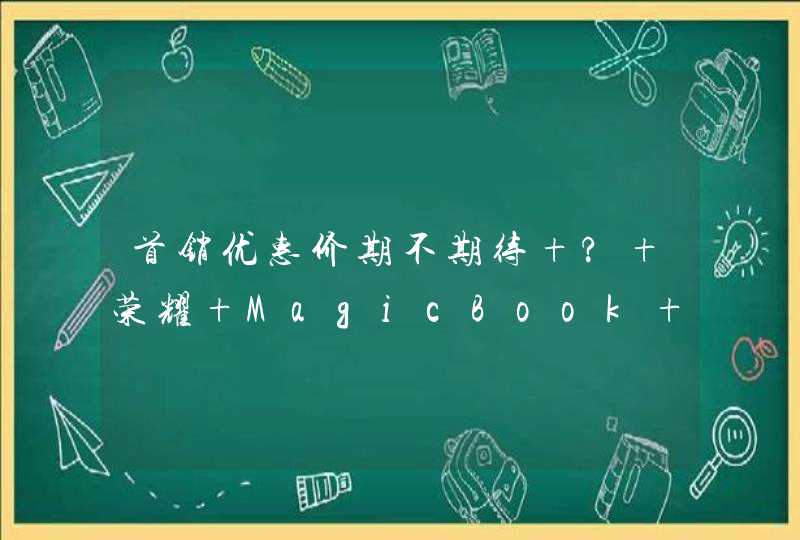 首销优惠价期不期待 ? 荣耀 MagicBook 14 锐龙版 8 月 4 日公布,第1张