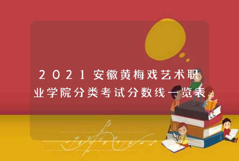 2021安徽黄梅戏艺术职业学院分类考试分数线一览表（含2018-2020历年）,第1张