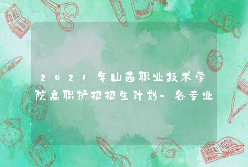 2021年山西职业技术学院高职扩招招生计划-各专业招生人数,第1张