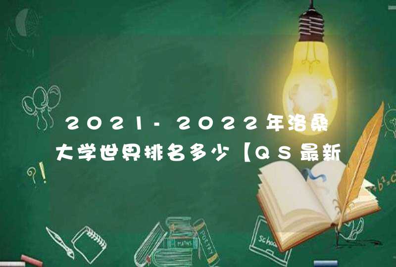 2021-2022年洛桑大学世界排名多少【QS最新第176名】,第1张