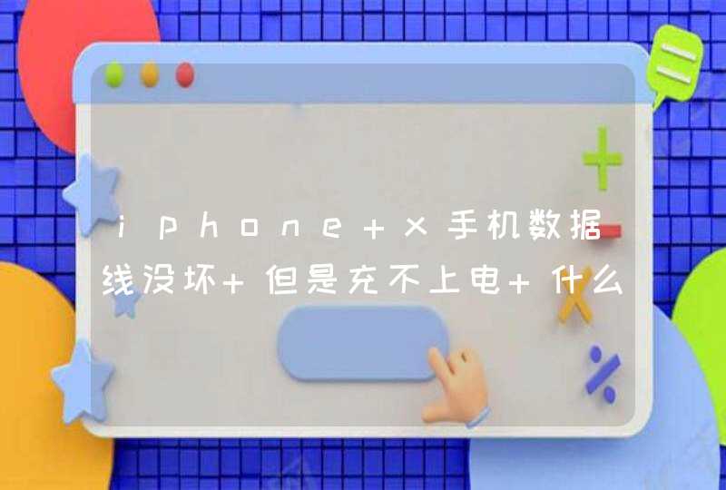 iphone x手机数据线没坏 但是充不上电 什么原因呢？,第1张