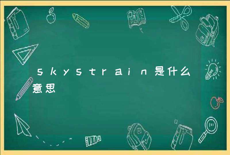 skystrain是什么意思,第1张