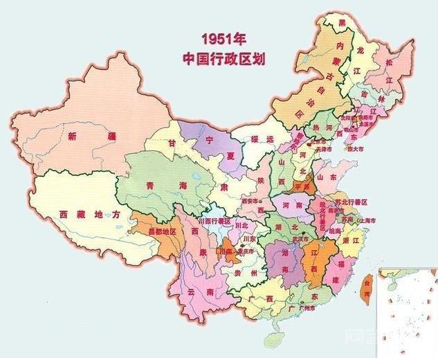 新中国省份地图演变,第2张