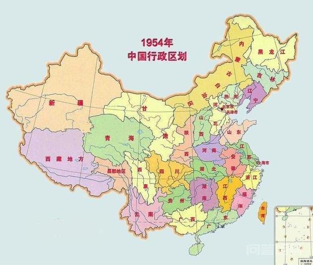 新中国省份地图演变,第3张
