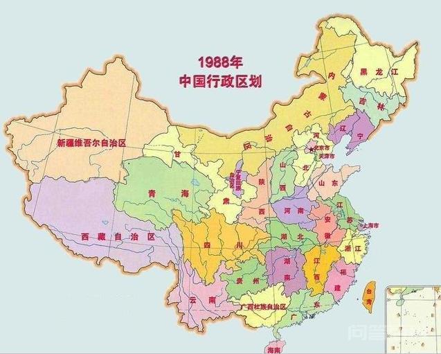 新中国省份地图演变,第6张